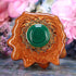 Malachite with Gold Crown (7th) Chakra