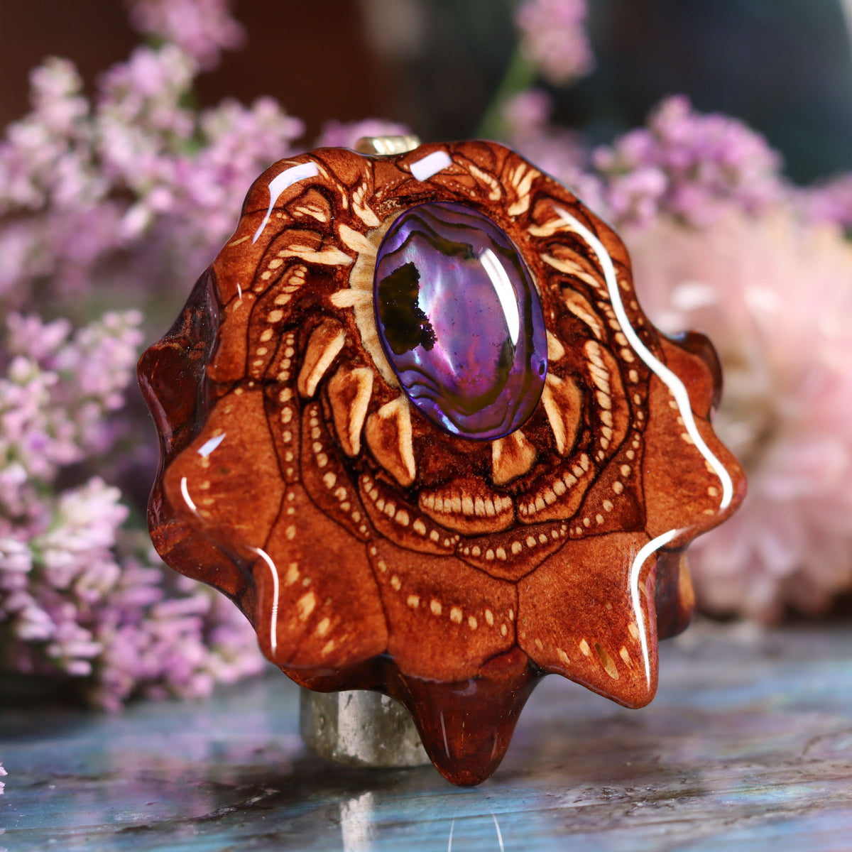 Purple Paua Shell – Third Eye Pinecones