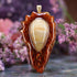Yellow Banded Agate Teardrop