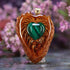 Malachite Heart Teardrop