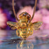 Amber Bee Necklace