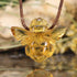 Amber Bee Necklace