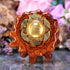 Citrine with Gold Reverse Seed of Life