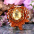 Citrine with Gold Seed of Life