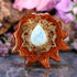 Larimar with Gold 64 Star Tetrahedron