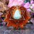 Larimar with Silver Merkaba