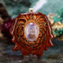 Moonstone with Gold Merkaba