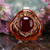 Red Garnet with Silver Root (1st) Chakra