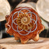Ammonite with Silver Seed of Life