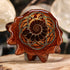 Ammonite with Gold Seed of Life