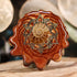 Ammonite with Gold 64 Star Tetrahedron