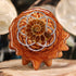 Ammonite with Silver Seed of Life