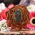Moldavite with Gold Seed of Life