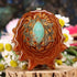Variscite with Gold 64 Star Tetrahedron