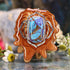 Blue and Purple Mohave Turquoise with Silver Root (1st) Chakra