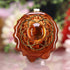 Red Amber with Gold Seed of Life