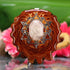 Crazy Lace Agate with Silver 64 Star Tetrahedron