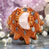Moonstone Crescent with Silver Moon Cycle