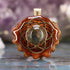 Labradorite with Gold Seed of Life
