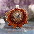 Labradorite with Silver Seed of Life