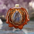 Labradorite with Gold Seed of Life