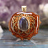 Labradorite with Gold Seed of Life