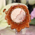 Crazy Lace Agate with Gold Crown (7th) Chakra