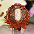 Crazy Lace Agate with Silver 64 Star Tetrahedron