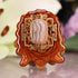 Crazy Lace Agate with Gold Kali Yantra