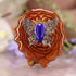 Lapis Lazuli with Silver Butterfly