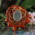 Black Opal with Gold Seed of Life