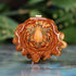 Mexican Fire Opal with Gold Merkaba
