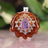 Tanzanite with Silver Sri Yantra
