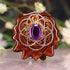 Amethyst with Silver Seed of Life