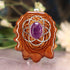 Amethyst with Silver Seed of Life