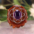 Amethyst with Silver Seed of Life