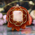 Moonstone with Gold Seed of Life