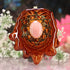 Rhodochrosite with Gold 64 Star Tetrahedron