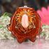Rhodochrosite with Silver Merkaba