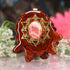 Rhodochrosite with Gold 64 Star Tetrahedron