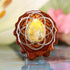 Bumblebee Jasper with Silver Seed of Life