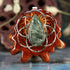 Seraphinite with Silver Seed of Life