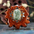 Seraphinite with Silver Sri Yantra