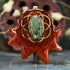 Seraphinite with Gold Seed of Life