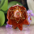 Mexican Fire Opal with Gold Merkaba