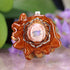 Mexican Fire Opal with Silver Sacral (2nd) Chakra