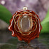 Labradorite with Gold Seed of Life