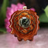 Seraphinite with Gold Seed of Life