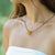 Mother of Pearl Bee Necklace