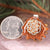 Natural with Silver Seed of Life